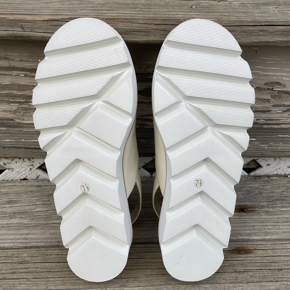 Anthropologie BC Footwear It's Happening Vegan Leather Sandal Women's Size 7.5 - Picture 10 of 14